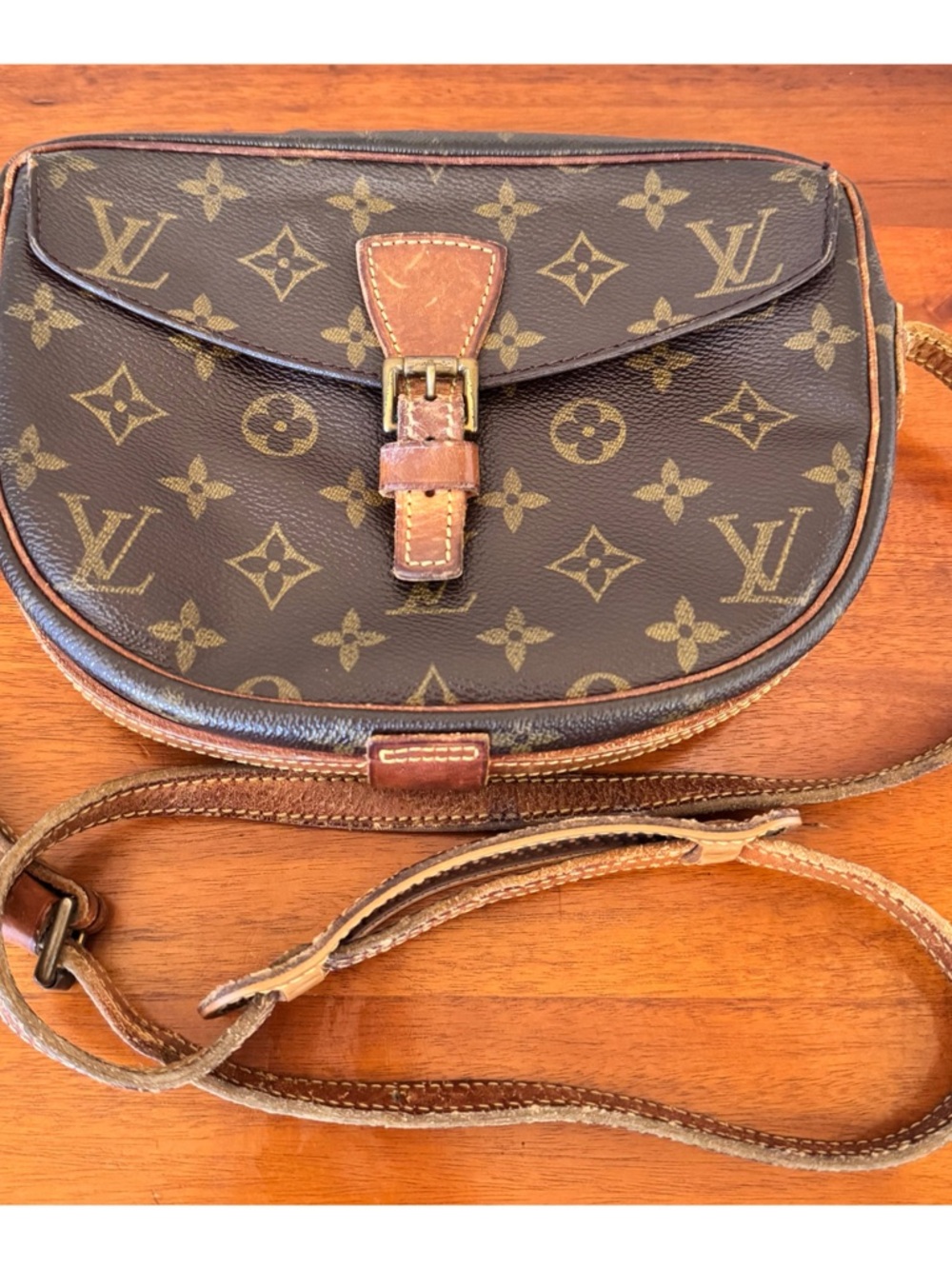 Louis Vuitton Monogram Brown & Tan Crossbody Bag